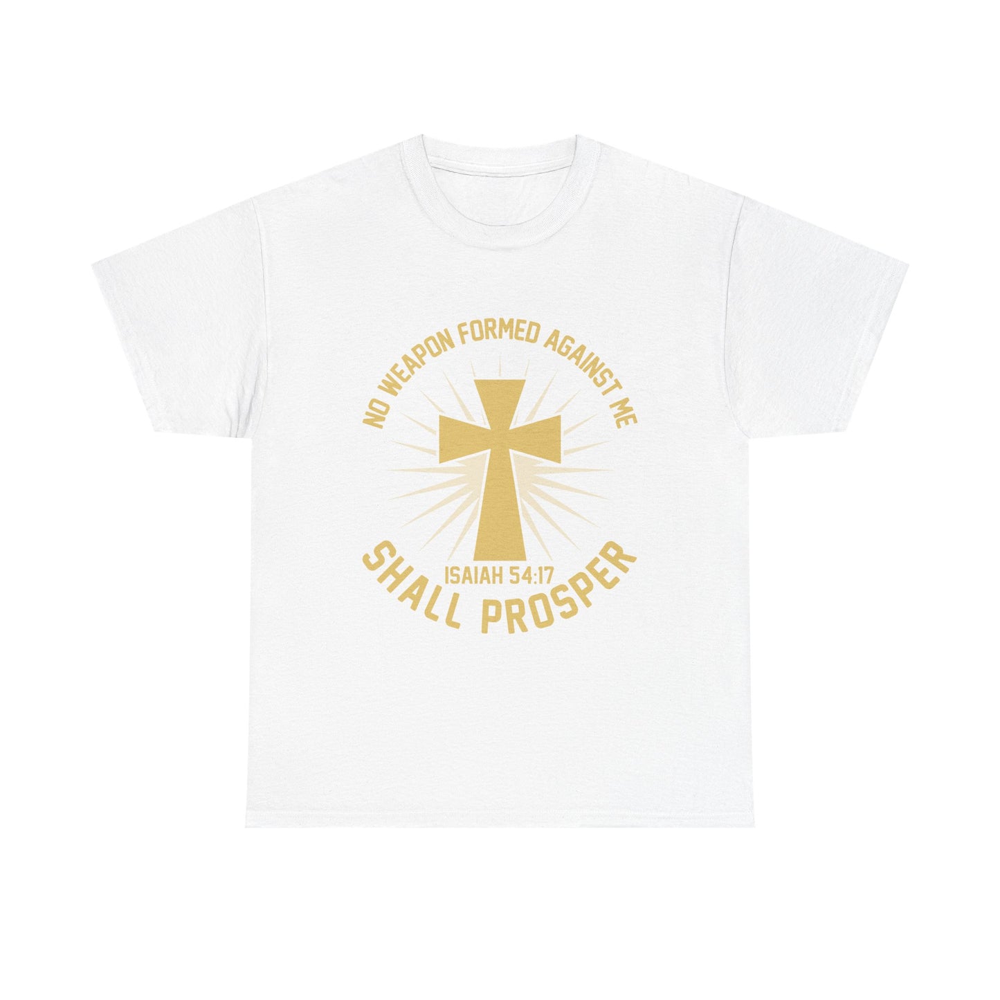 Inspirational Christian Tee - No Weapon Formed Against Me, Faith Shirt, Spiritual Gift, Church Apparel, Motivational Wear, Religious Message