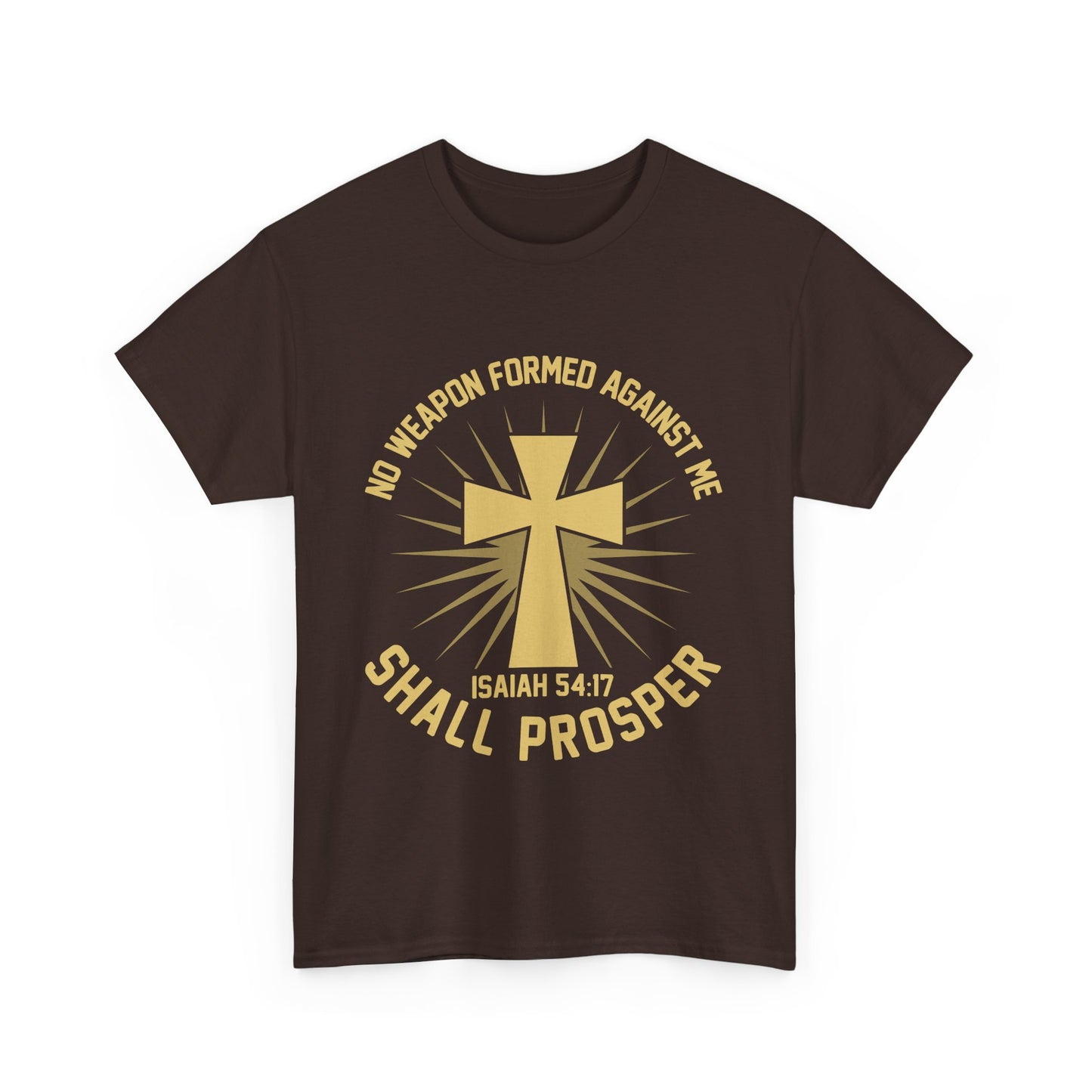 Inspirational Christian Tee - No Weapon Formed Against Me, Faith Shirt, Spiritual Gift, Church Apparel, Motivational Wear, Religious Message
