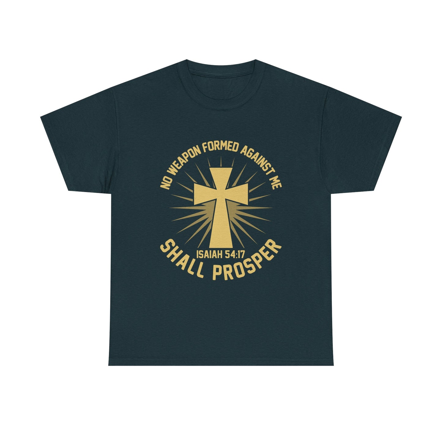 Inspirational Christian Tee - No Weapon Formed Against Me, Faith Shirt, Spiritual Gift, Church Apparel, Motivational Wear, Religious Message