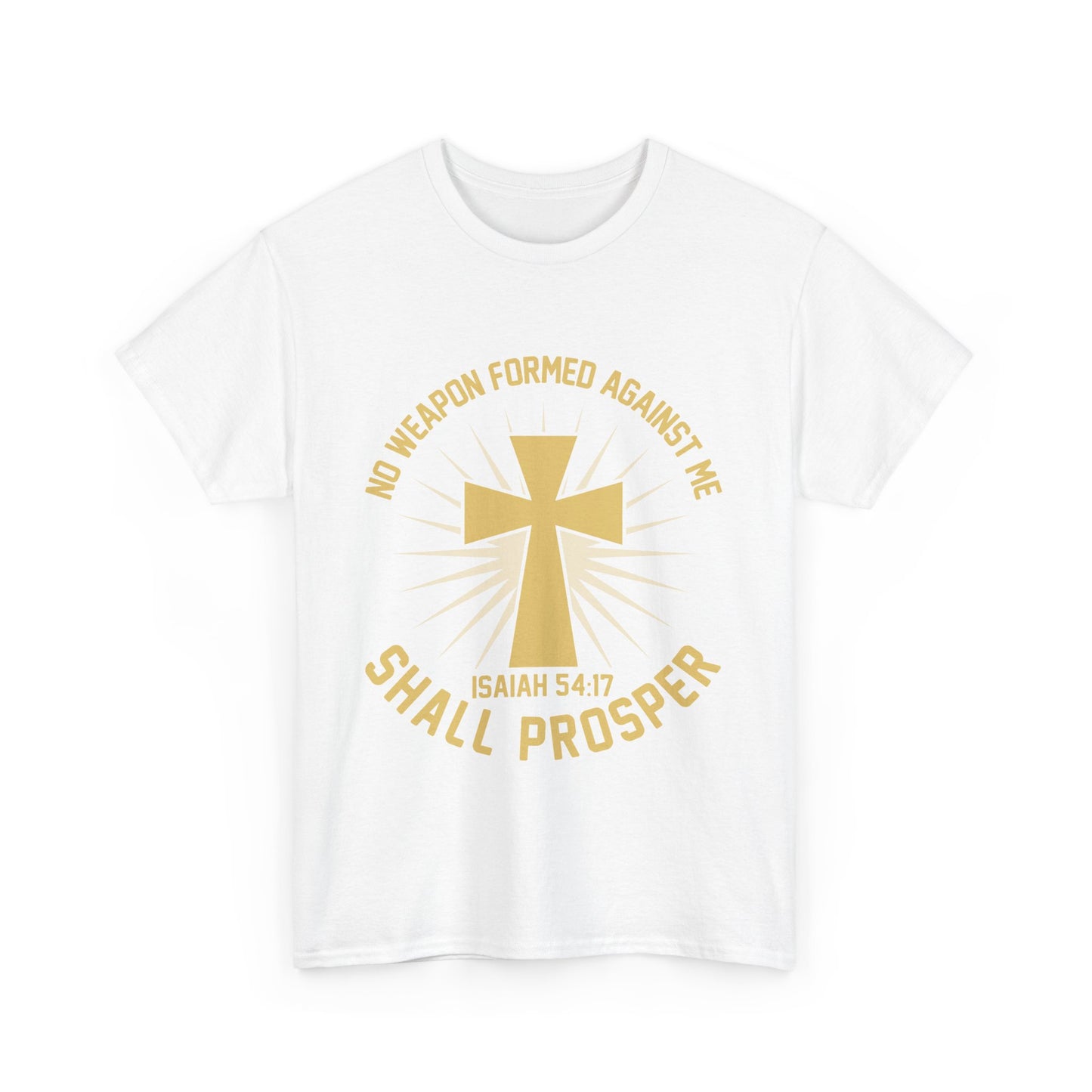 Inspirational Christian Tee - No Weapon Formed Against Me, Faith Shirt, Spiritual Gift, Church Apparel, Motivational Wear, Religious Message