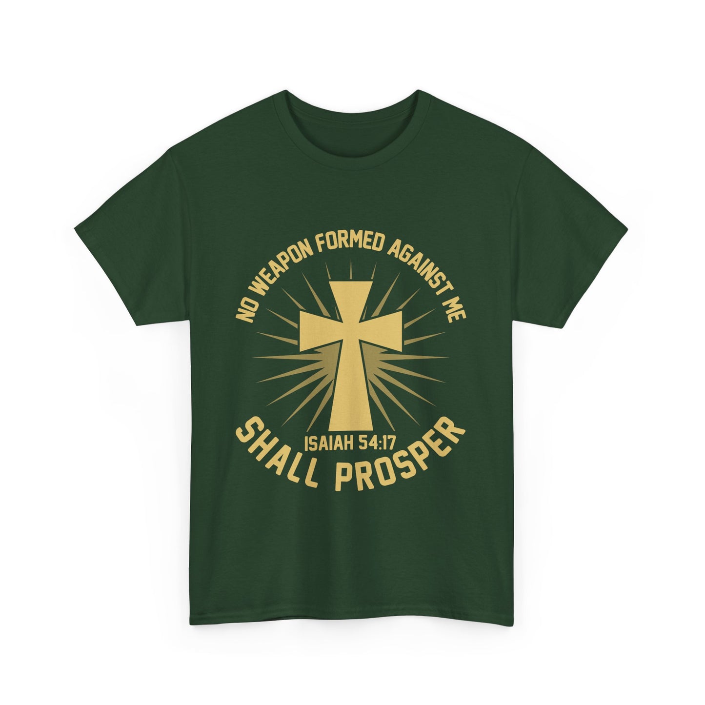 Inspirational Christian Tee - No Weapon Formed Against Me, Faith Shirt, Spiritual Gift, Church Apparel, Motivational Wear, Religious Message