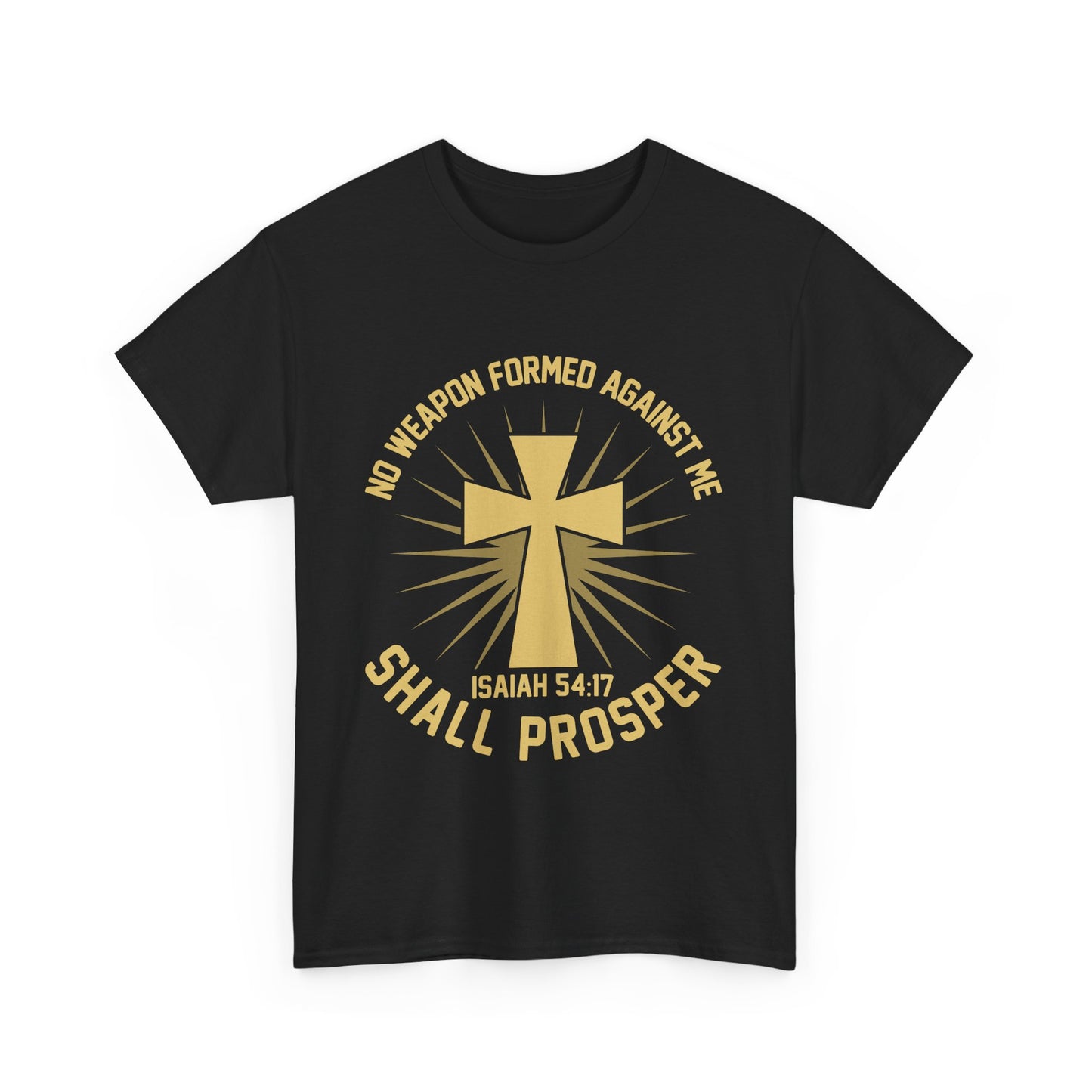 Inspirational Christian Tee - No Weapon Formed Against Me, Faith Shirt, Spiritual Gift, Church Apparel, Motivational Wear, Religious Message