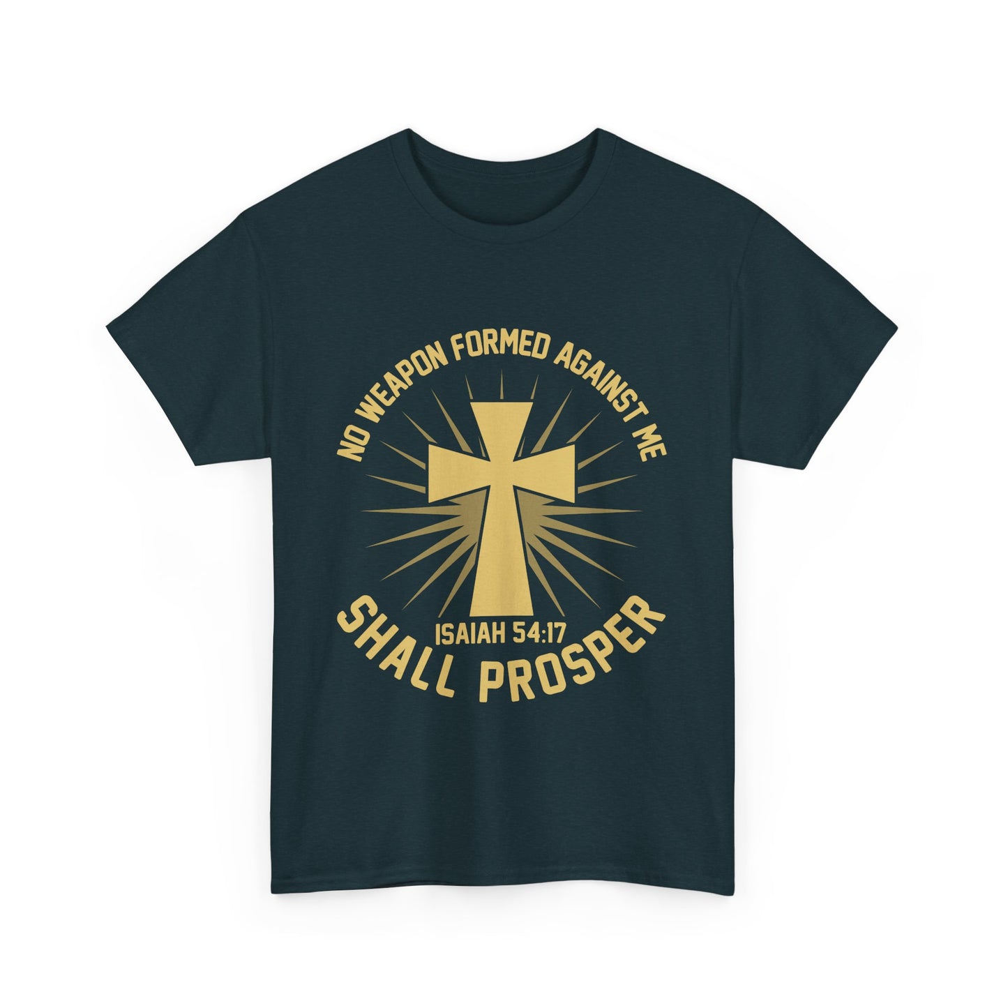 Inspirational Christian Tee - No Weapon Formed Against Me, Faith Shirt, Spiritual Gift, Church Apparel, Motivational Wear, Religious Message
