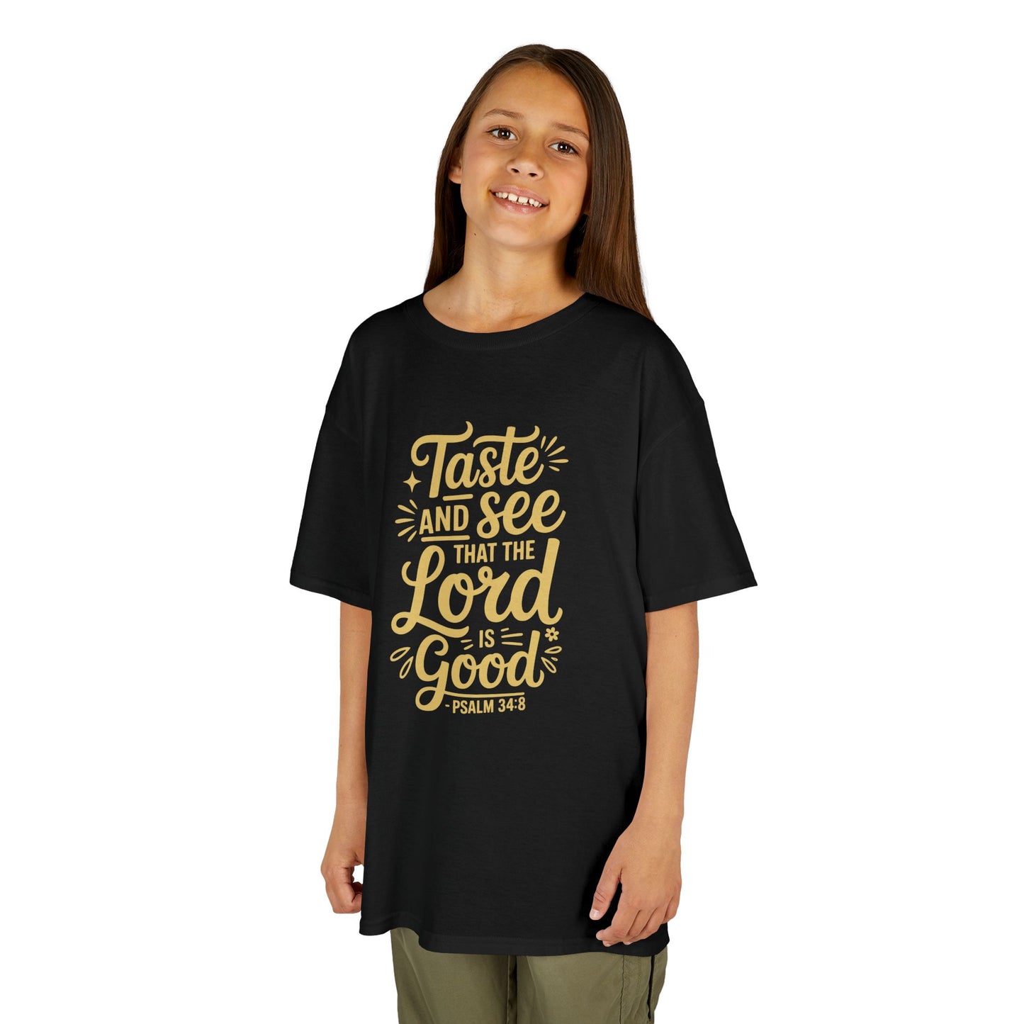 Kids Christian Message Tee, Inspirational T-Shirt for Youth, Bible Quote Shirt, Church Outfit, Faith-Based Kids Apparel