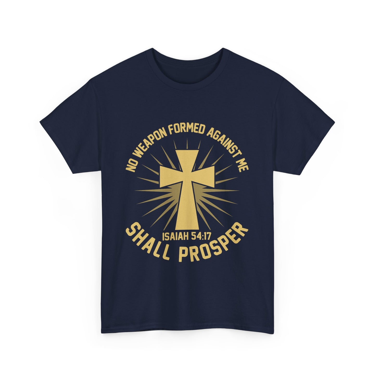 Inspirational Christian Tee - No Weapon Formed Against Me, Faith Shirt, Spiritual Gift, Church Apparel, Motivational Wear, Religious Message