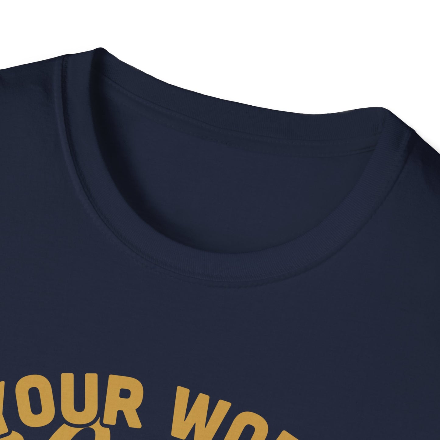 Your Word is a Lamp Unisex Softstyle T-Shirt, Inspirational Tee, Gift for Religious Friends, Christian Apparel, Faith-Based Shirt