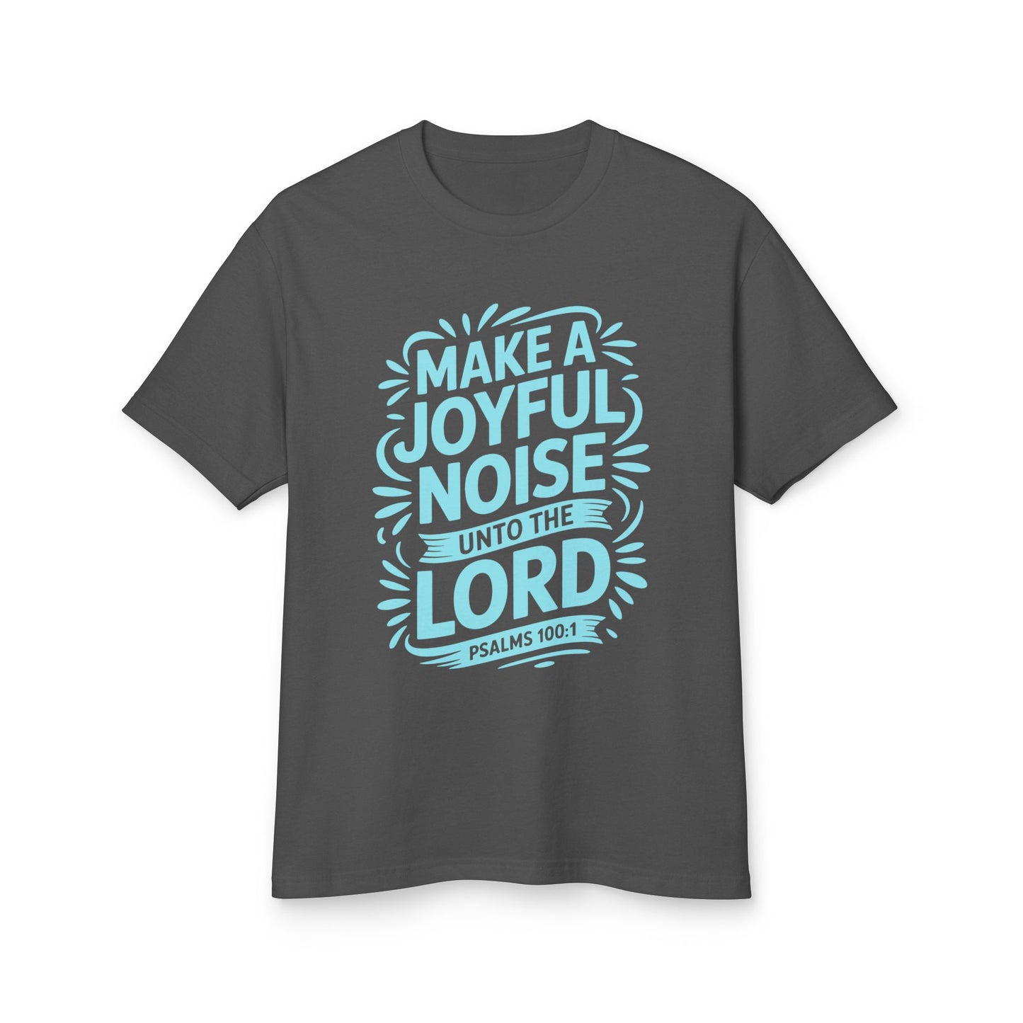 Joyful Noise Tee - Unisex Garment-Dyed Cotton Shirt, Faith-Based Apparel, Christian Gift, Inspirational Tee, Summer Wear, Church Outing