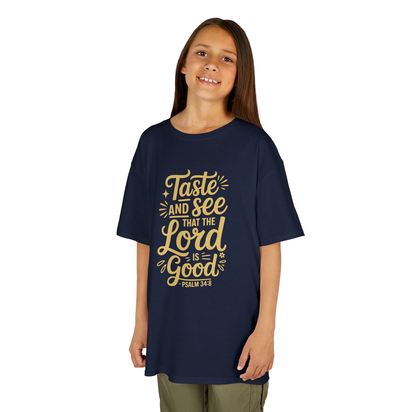 Kids Christian Message Tee, Inspirational T-Shirt for Youth, Bible Quote Shirt, Church Outfit, Faith-Based Kids Apparel