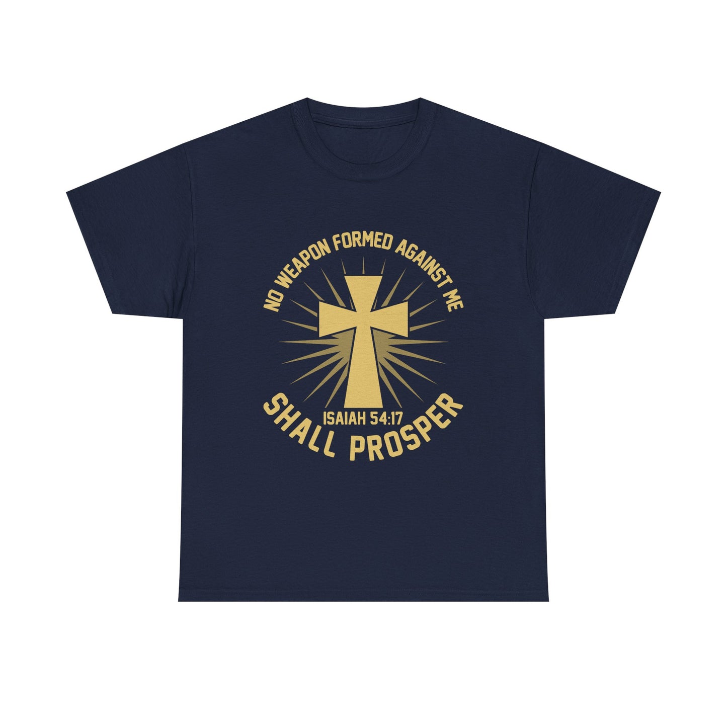 Inspirational Christian Tee - No Weapon Formed Against Me, Faith Shirt, Spiritual Gift, Church Apparel, Motivational Wear, Religious Message