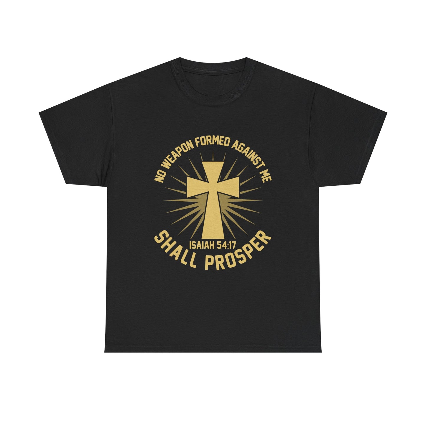 Inspirational Christian Tee - No Weapon Formed Against Me, Faith Shirt, Spiritual Gift, Church Apparel, Motivational Wear, Religious Message