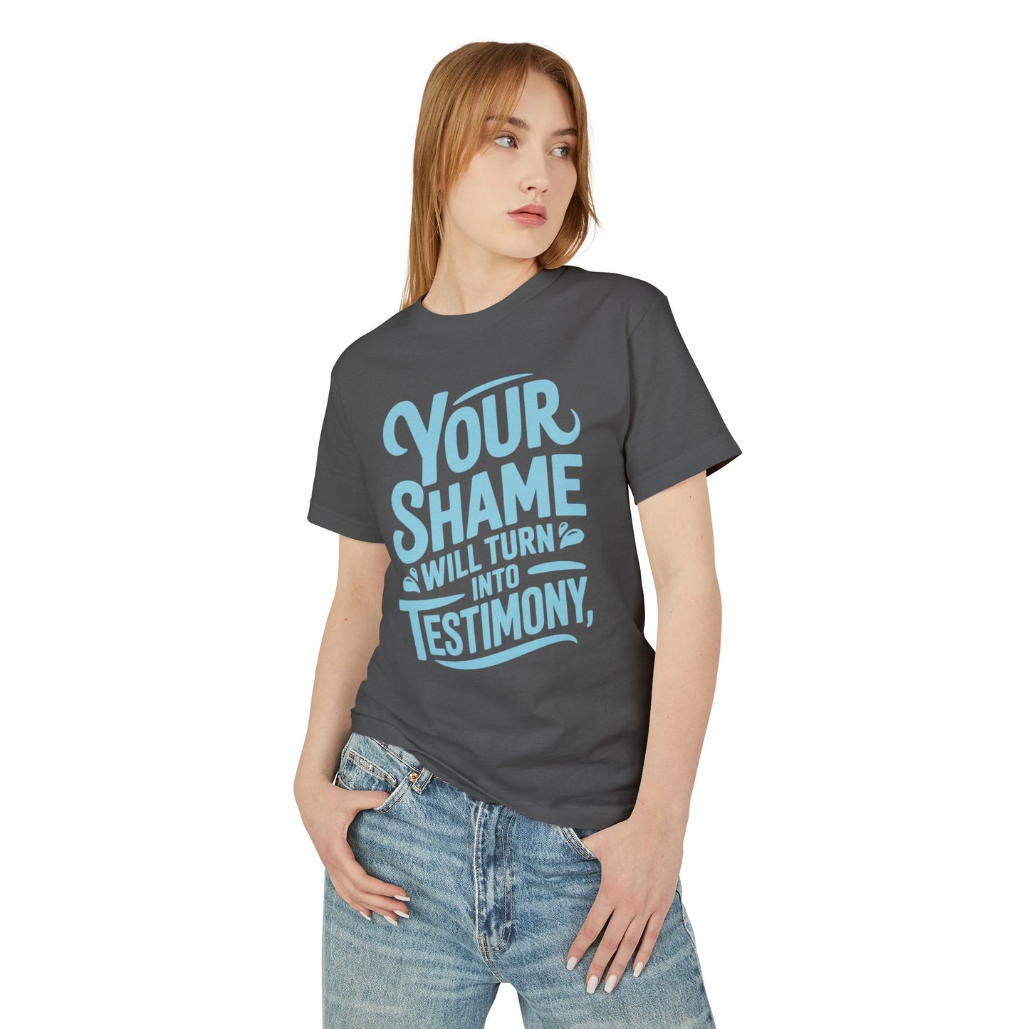 Inspirational Message Tee - Your Shame Will Turn Into Testimony, Motivational T-Shirt, Unisex Heavyweight Cotton, Perfect Gift for [...]