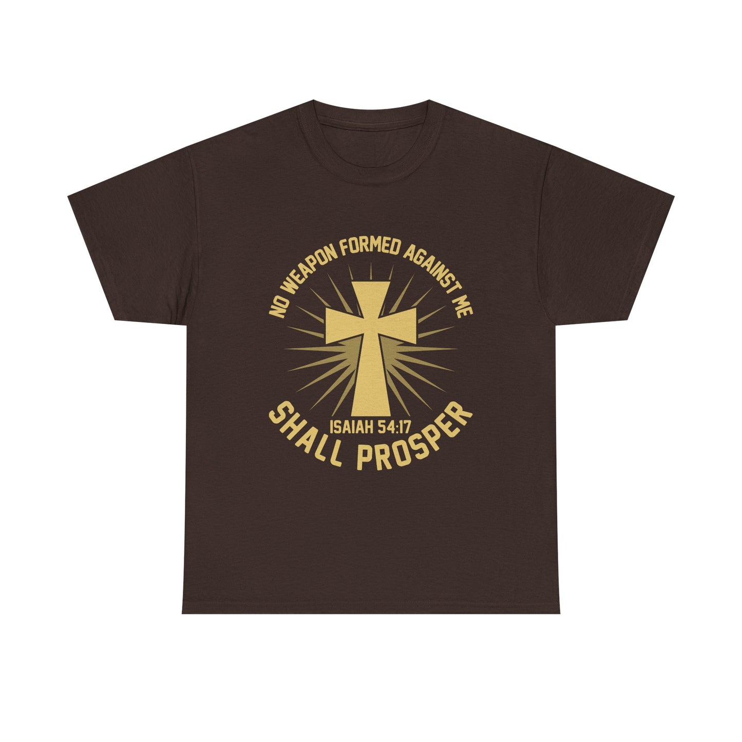 Inspirational Christian Tee - No Weapon Formed Against Me, Faith Shirt, Spiritual Gift, Church Apparel, Motivational Wear, Religious Message