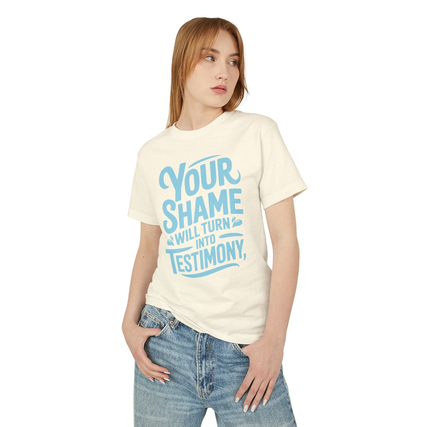 Inspirational Message Tee - Your Shame Will Turn Into Testimony, Motivational T-Shirt, Unisex Heavyweight Cotton, Perfect Gift for [...]