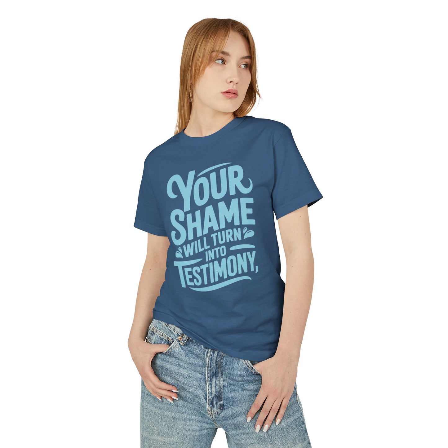 Inspirational Message Tee - Your Shame Will Turn Into Testimony, Motivational T-Shirt, Unisex Heavyweight Cotton, Perfect Gift for [...]