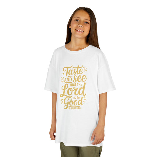 Kids Christian Message Tee, Inspirational T-Shirt for Youth, Bible Quote Shirt, Church Outfit, Faith-Based Kids Apparel